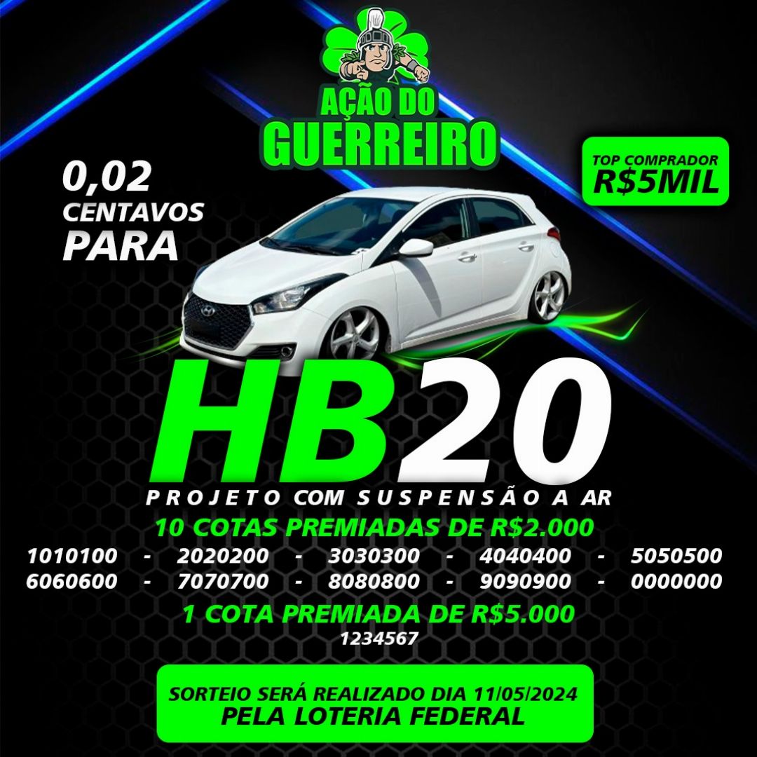 Hb20 projeto com suspensão a Ar