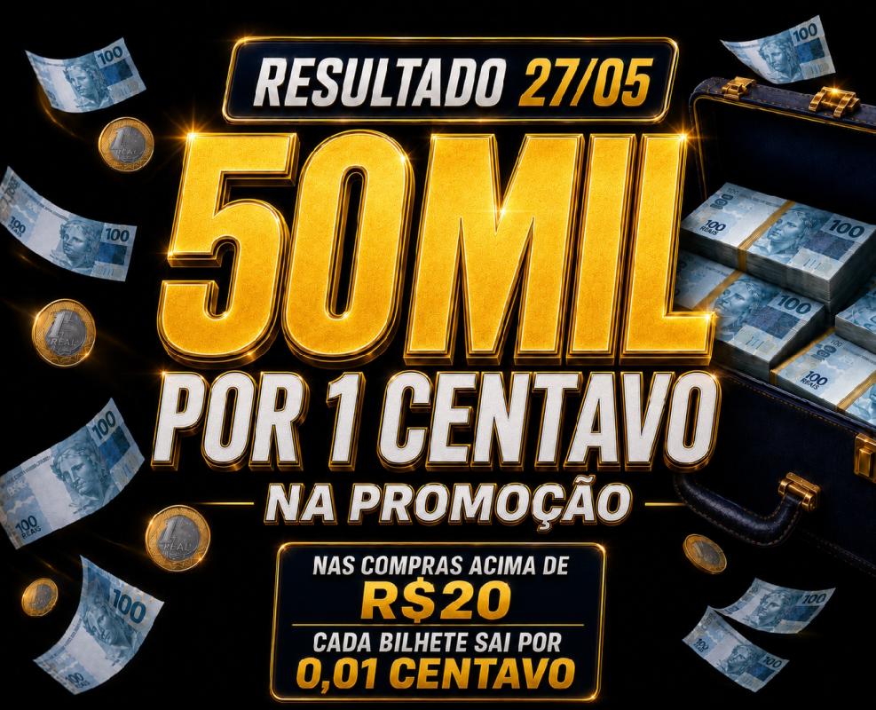 R$50.000 no PIX