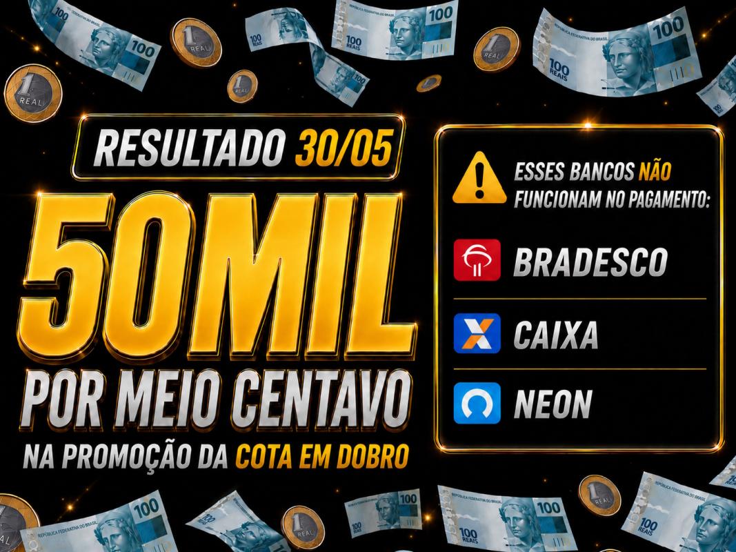 R$50.000 no PIX