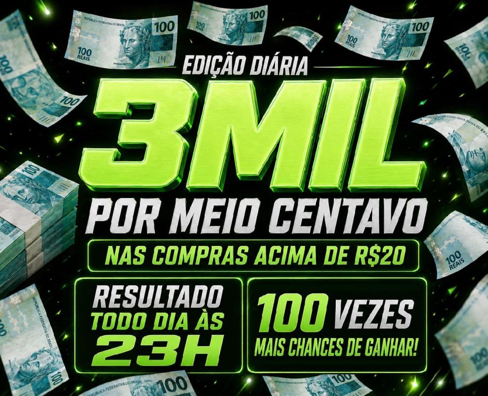 Ação diária 3.000 na conta